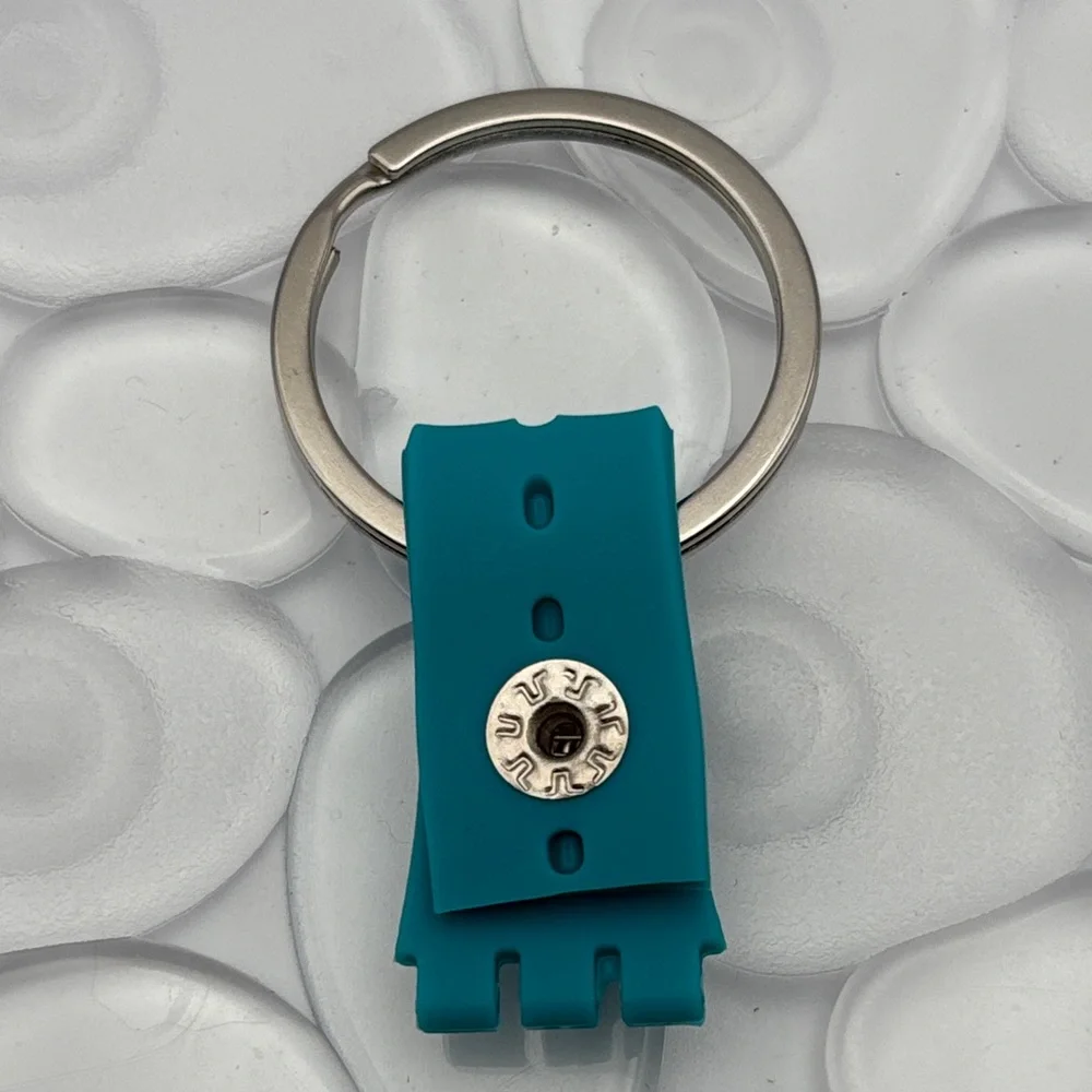 Blue & Silver Swatch Keychain - fits Gent Swatch watch